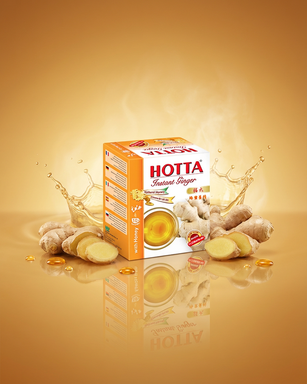 HOTTA Instant Ginger Drink with Honey