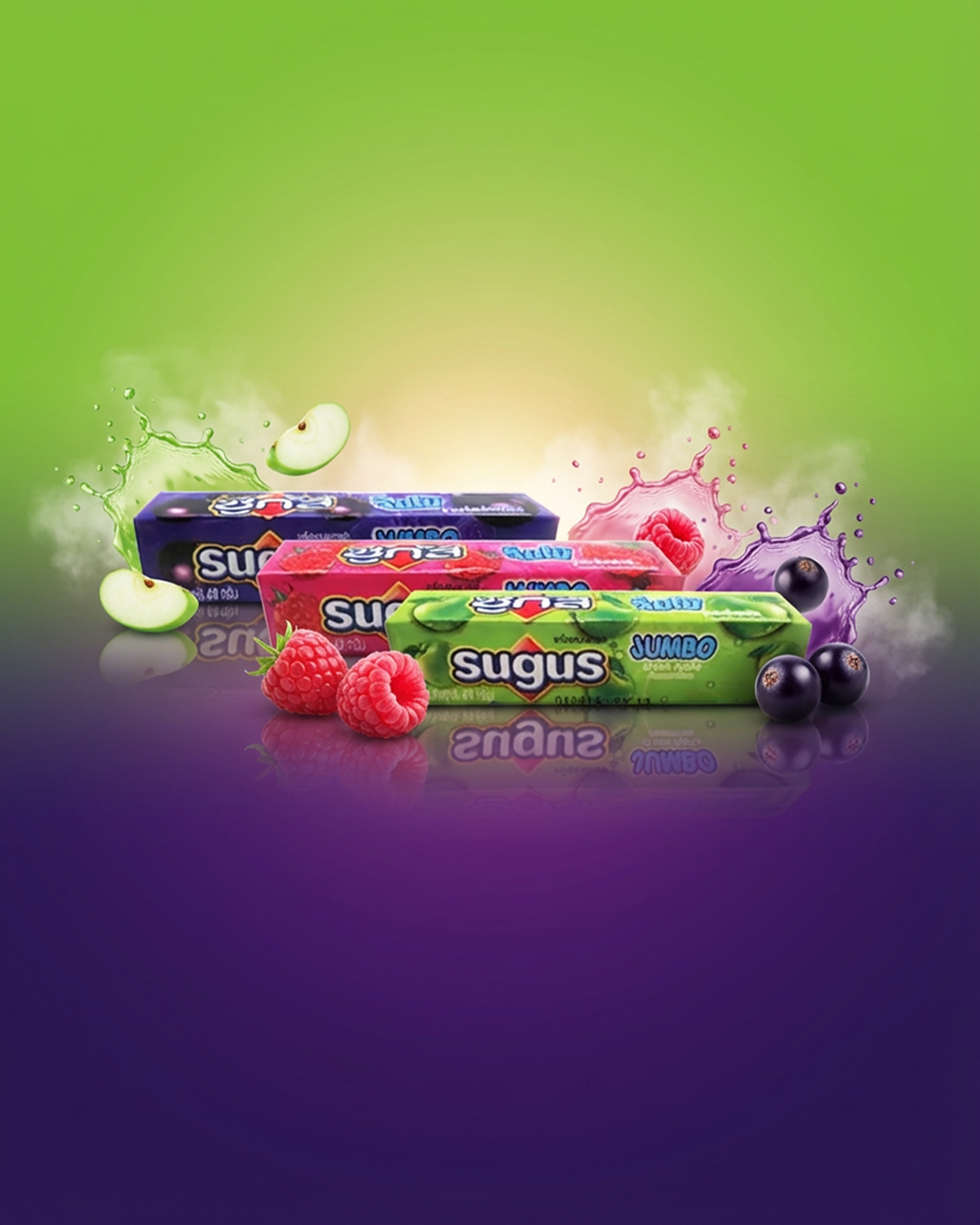 SUGUS Jumbo Candy in Stick