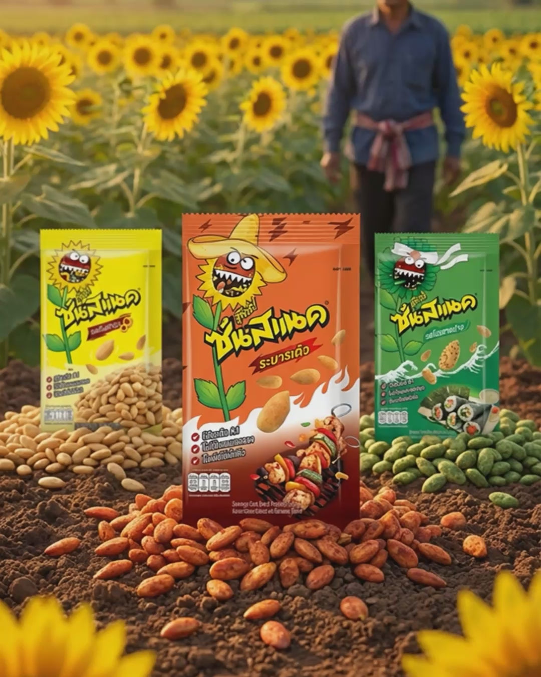SUNSNACK - Roasted Sunflower Kernel